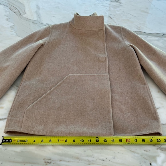 AKRIS CAMEL TAN CASHMERE JACKET SIZE FR 36 / IT 40 / US 4 NWOTS! - Picture 12 of 16